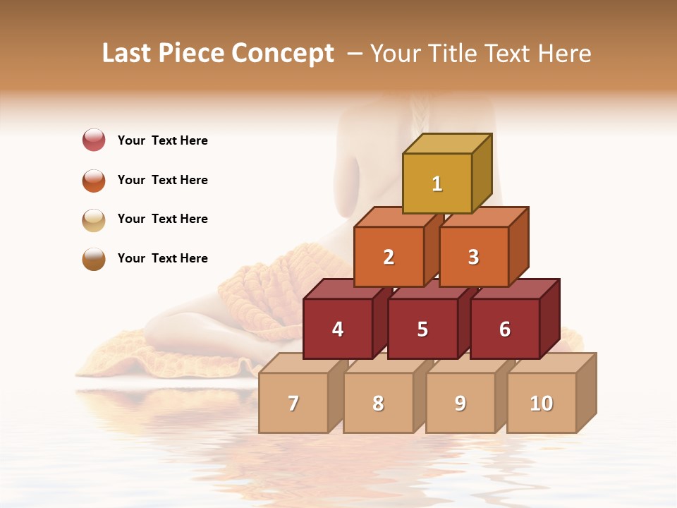 Braid Girl Pure PowerPoint Template