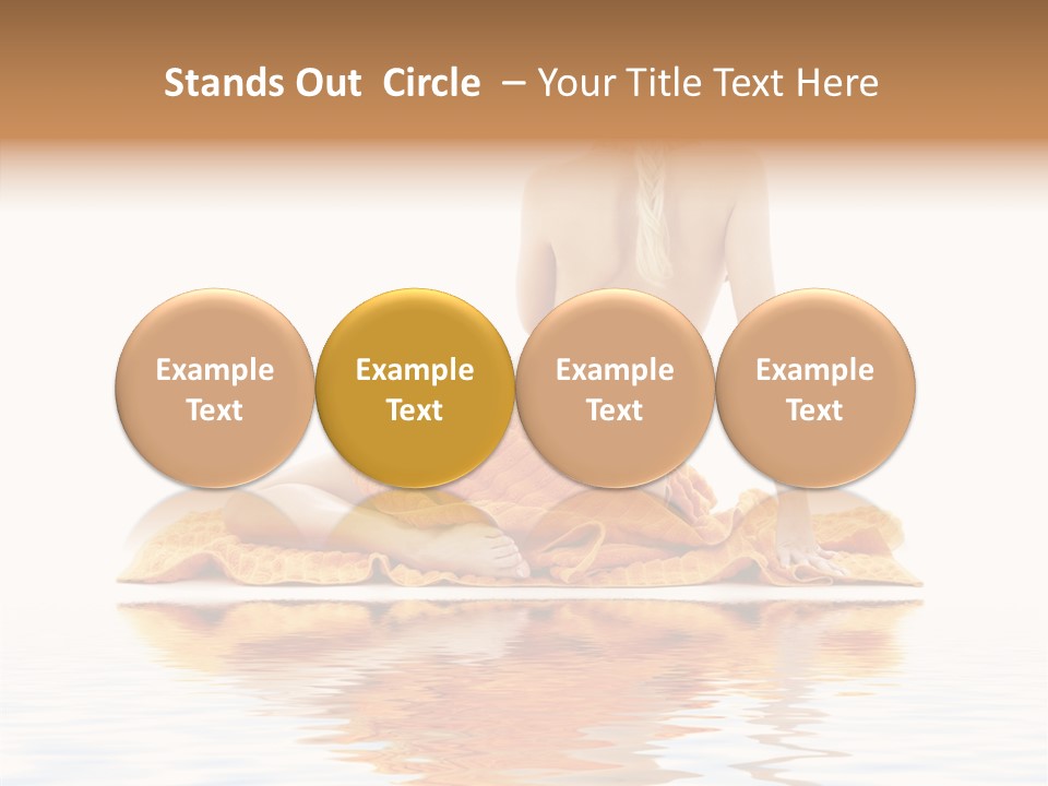 Braid Girl Pure PowerPoint Template