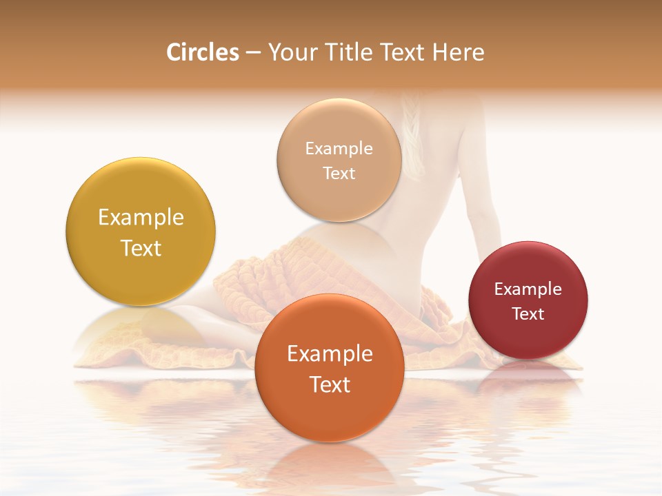 Braid Girl Pure PowerPoint Template