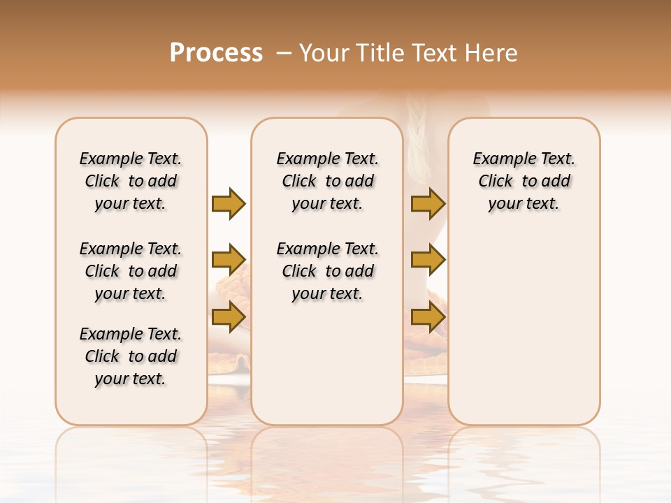 Braid Girl Pure PowerPoint Template