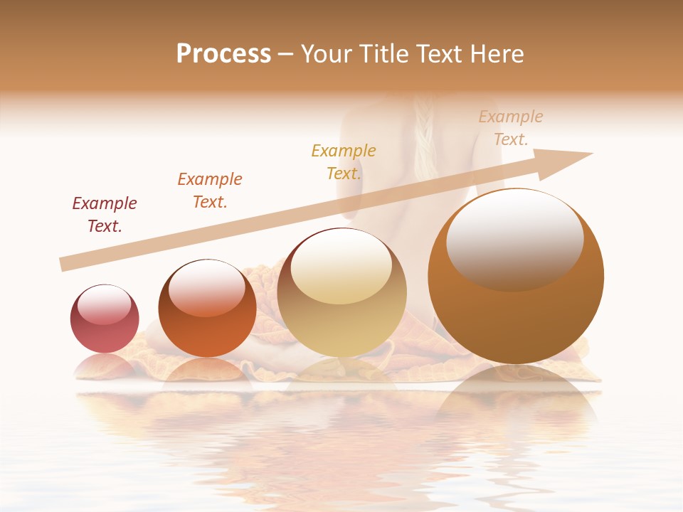 Braid Girl Pure PowerPoint Template