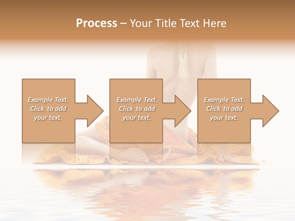 Braid Girl Pure PowerPoint Template