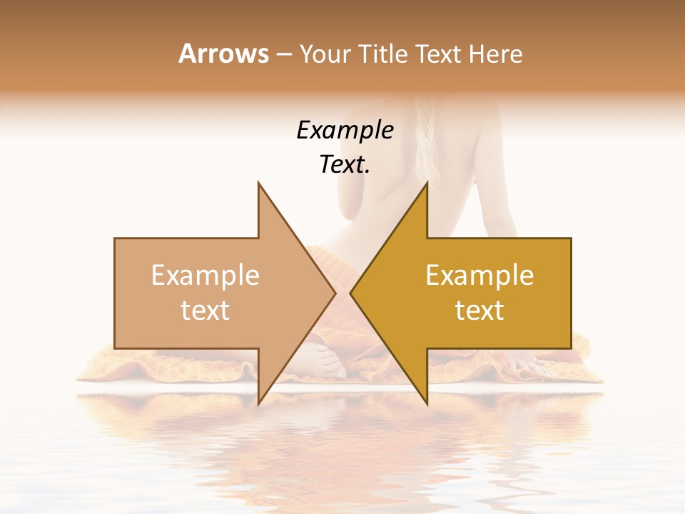 Braid Girl Pure PowerPoint Template