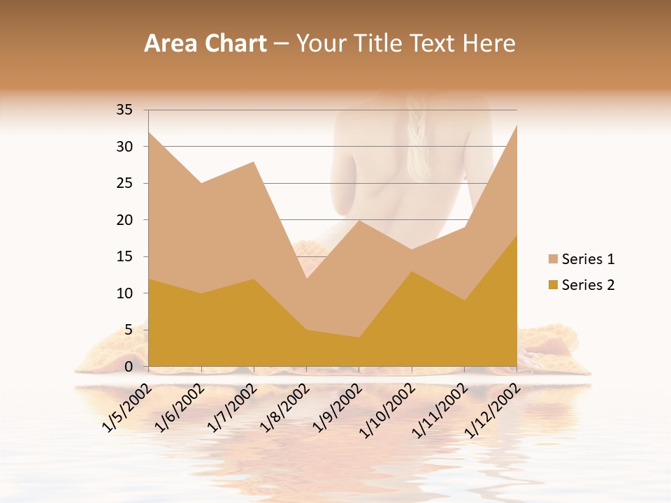 Braid Girl Pure PowerPoint Template