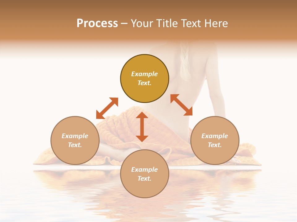 Braid Girl Pure PowerPoint Template