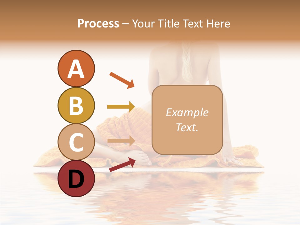 Braid Girl Pure PowerPoint Template