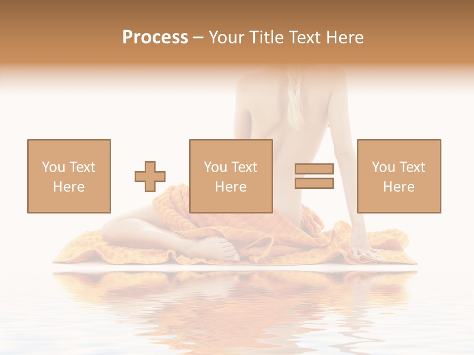 Braid Girl Pure PowerPoint Template