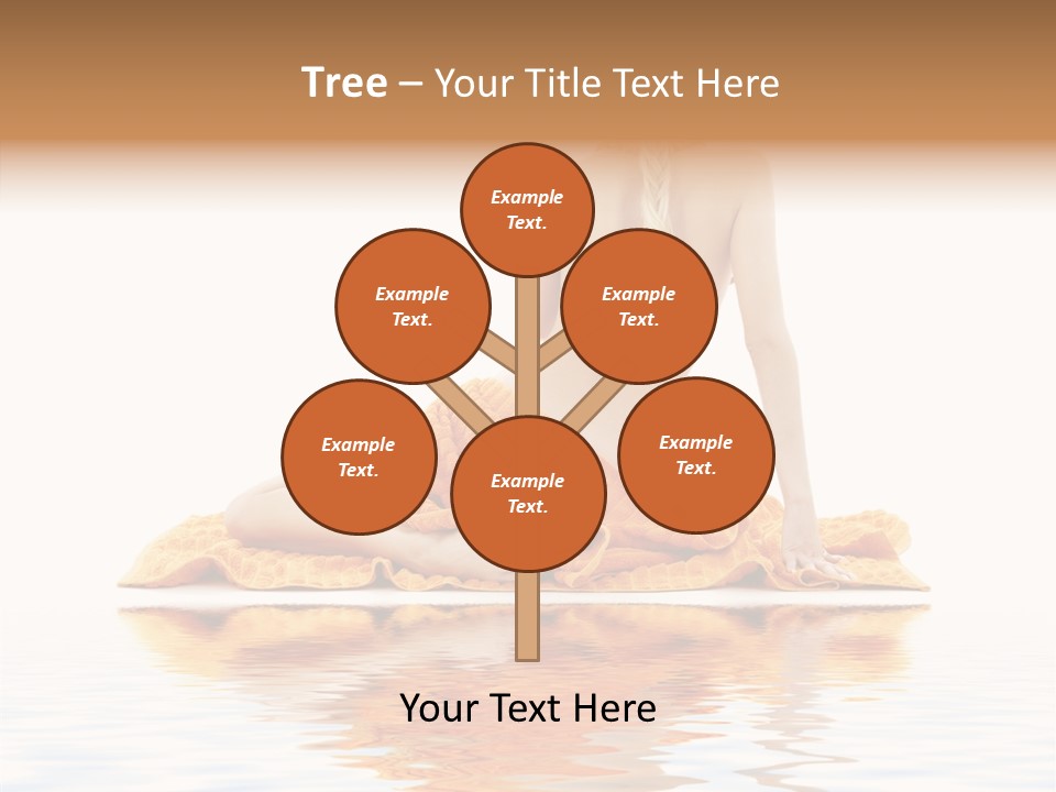 Braid Girl Pure PowerPoint Template