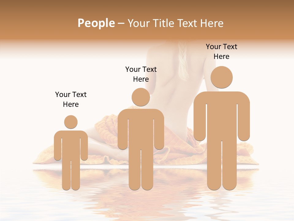 Braid Girl Pure PowerPoint Template