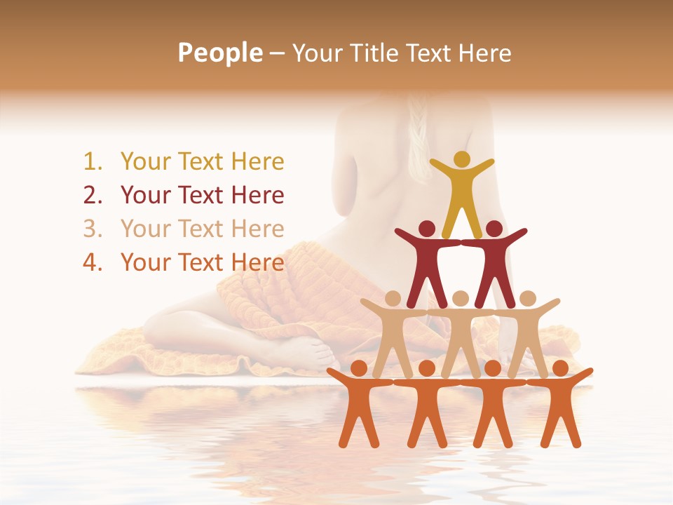 Braid Girl Pure PowerPoint Template