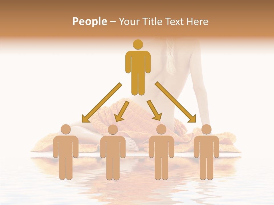 Braid Girl Pure PowerPoint Template