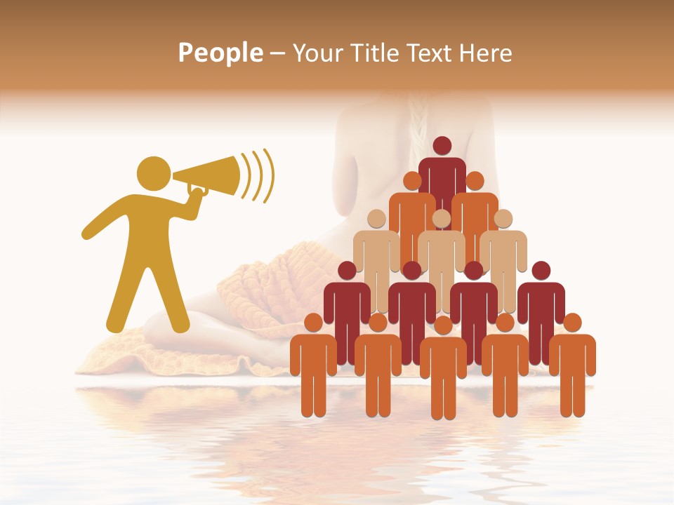 Braid Girl Pure PowerPoint Template