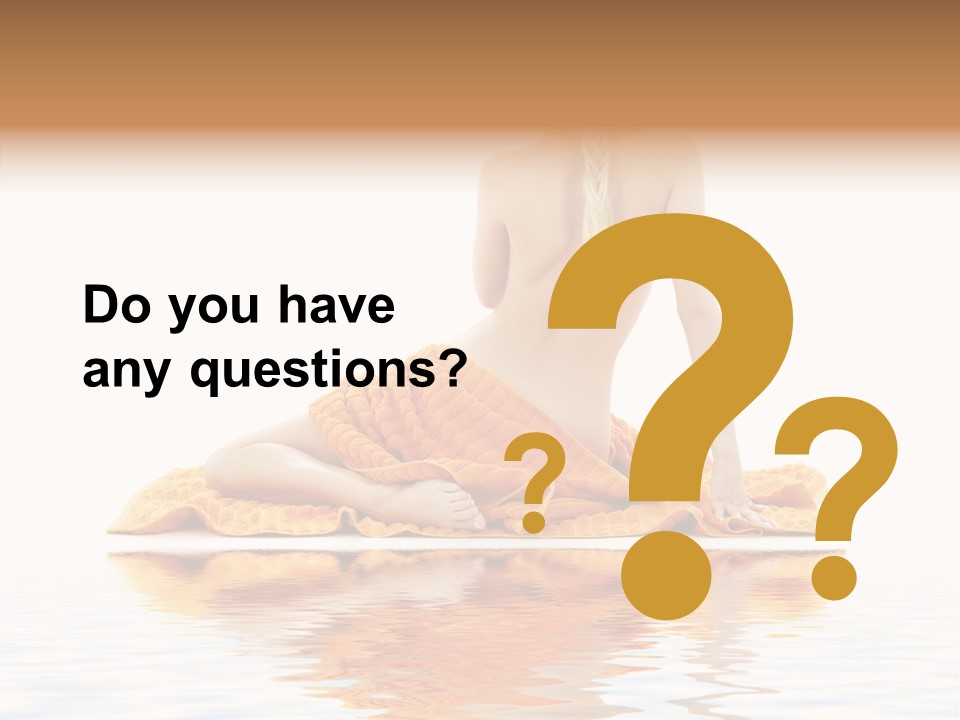 Braid Girl Pure PowerPoint Template