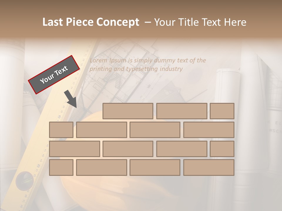 Renovation Pigment Repair PowerPoint Template