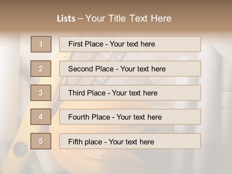 Renovation Pigment Repair PowerPoint Template