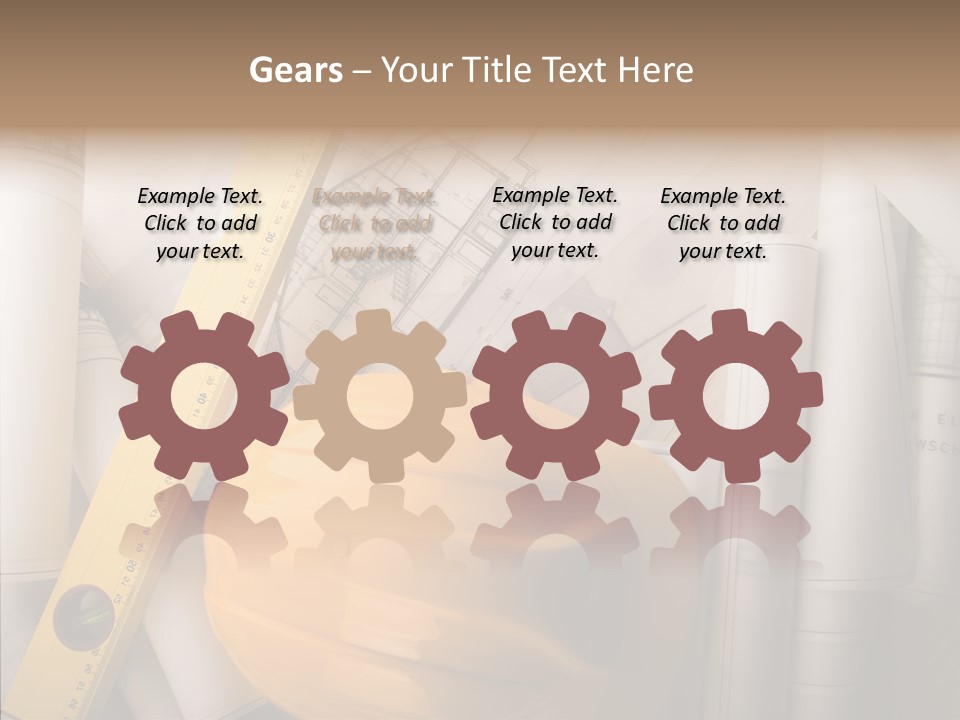 Renovation Pigment Repair PowerPoint Template