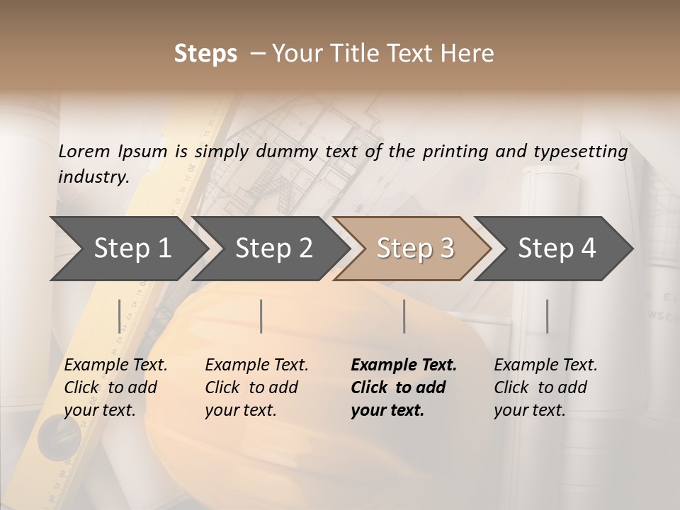 Renovation Pigment Repair PowerPoint Template