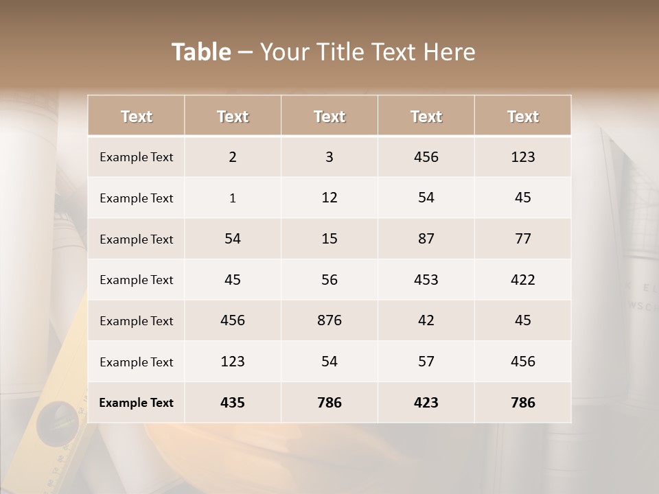Renovation Pigment Repair PowerPoint Template