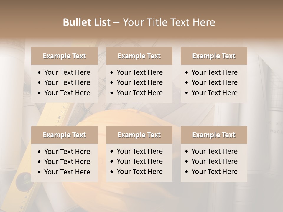 Renovation Pigment Repair PowerPoint Template