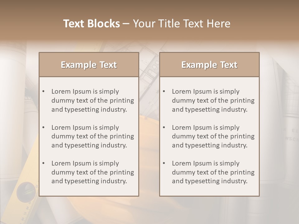 Renovation Pigment Repair PowerPoint Template