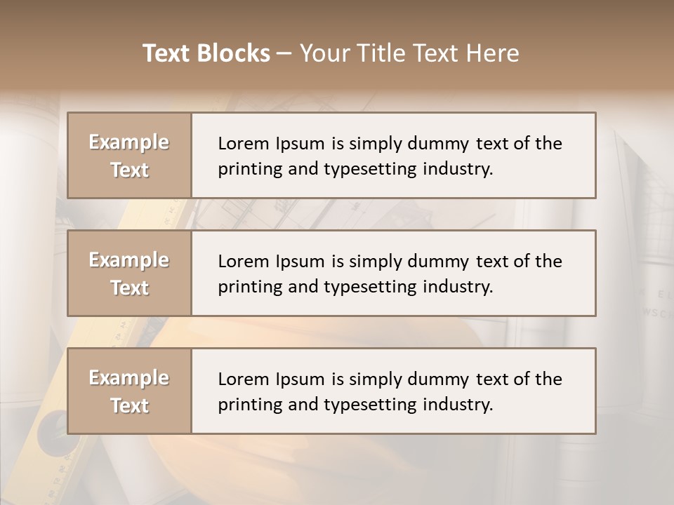 Renovation Pigment Repair PowerPoint Template