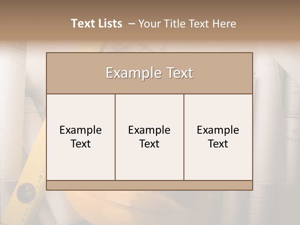 Renovation Pigment Repair PowerPoint Template