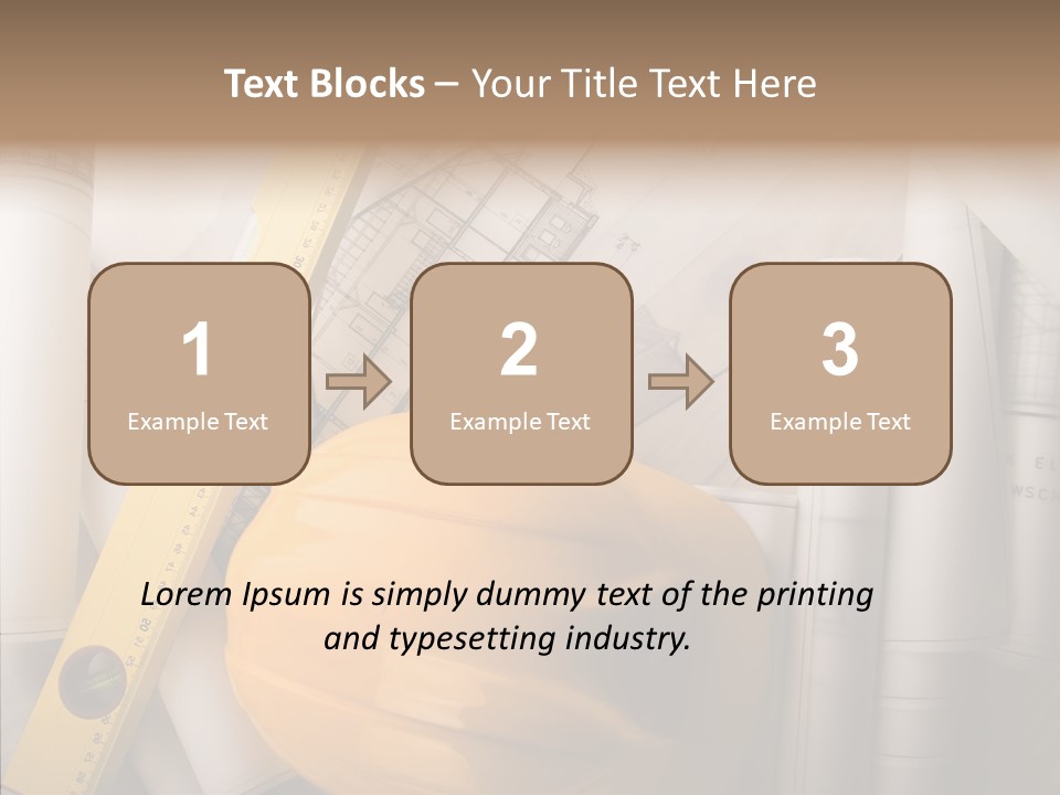 Renovation Pigment Repair PowerPoint Template