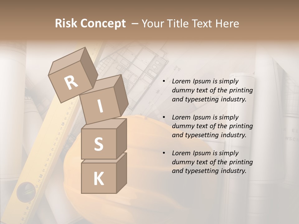 Renovation Pigment Repair PowerPoint Template