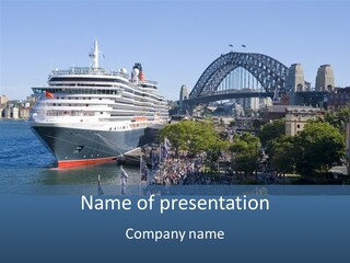 Cruise Bridge Journey PowerPoint Template