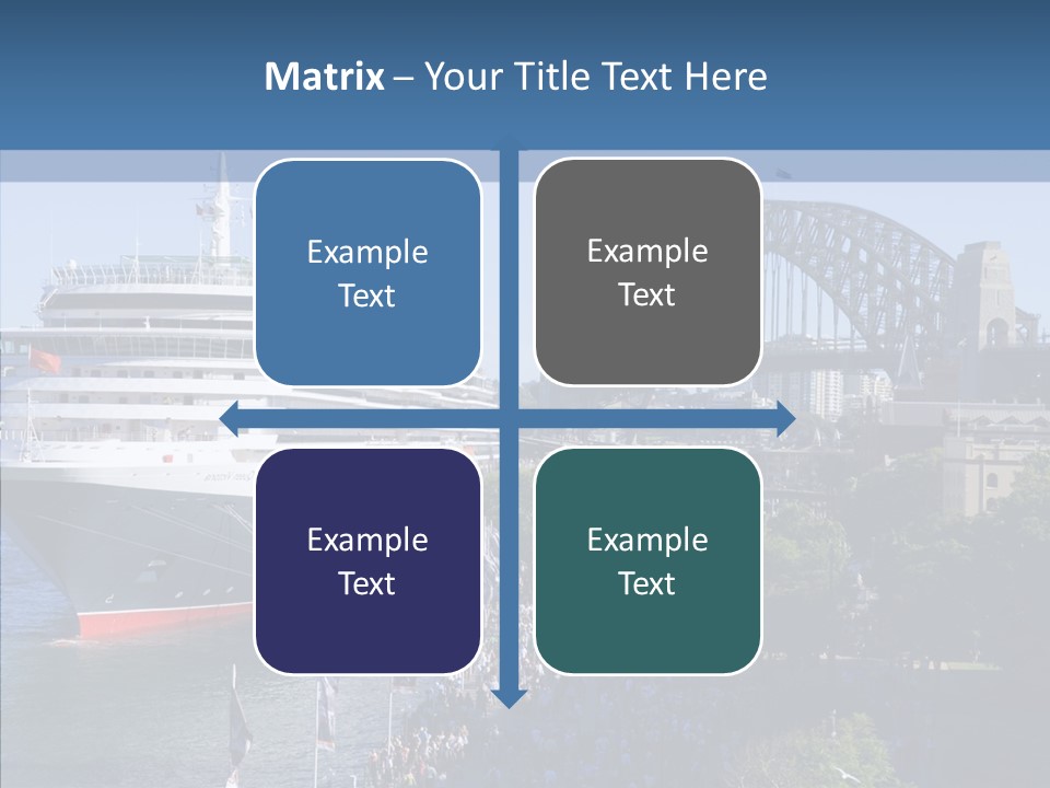 Cruise Bridge Journey PowerPoint Template