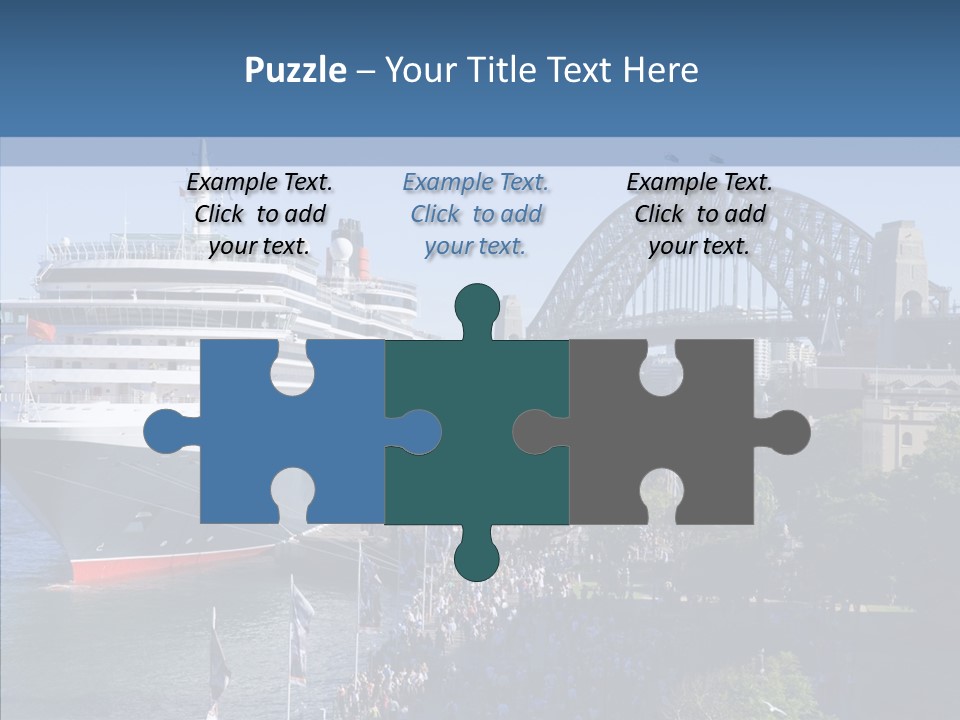 Cruise Bridge Journey PowerPoint Template