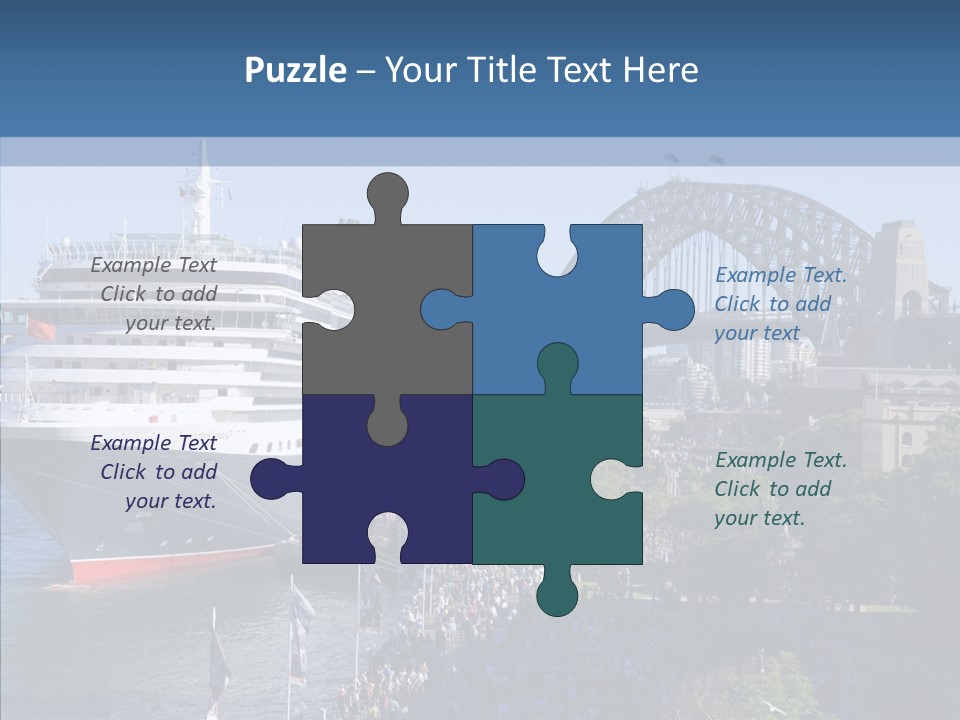 Cruise Bridge Journey PowerPoint Template