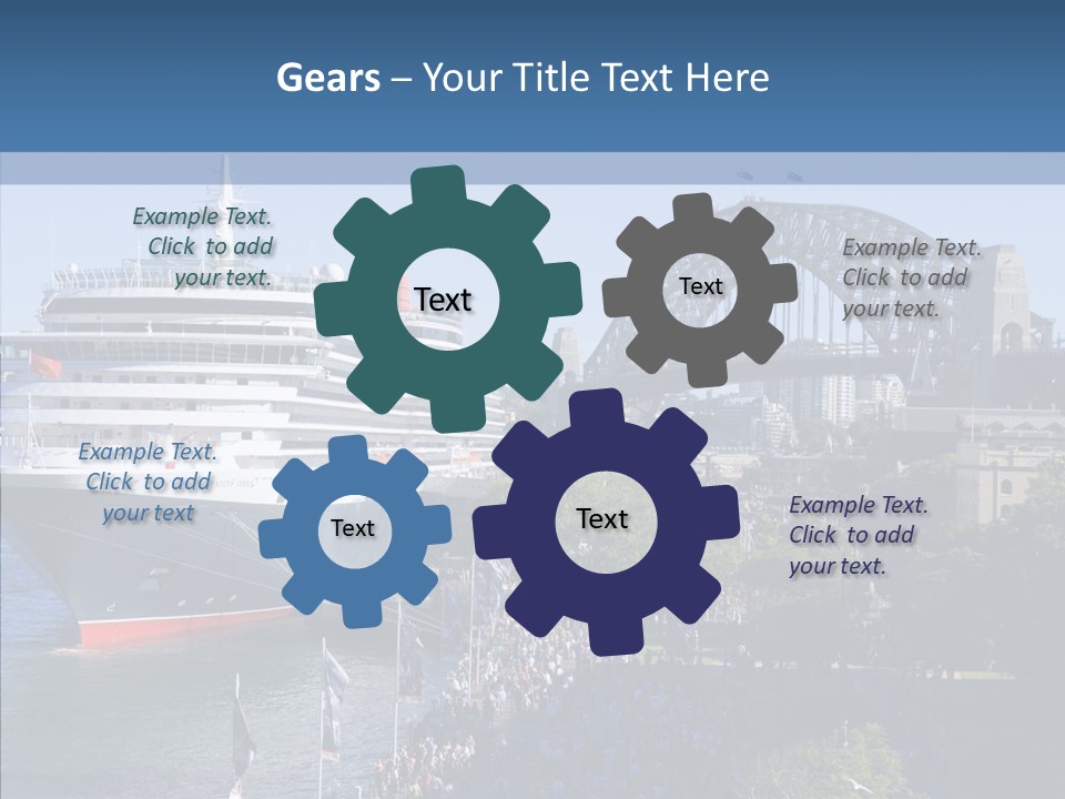 Cruise Bridge Journey PowerPoint Template