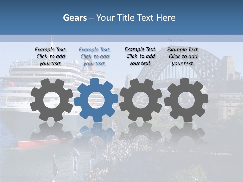 Cruise Bridge Journey PowerPoint Template