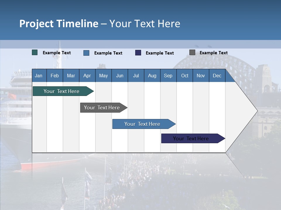 Cruise Bridge Journey PowerPoint Template