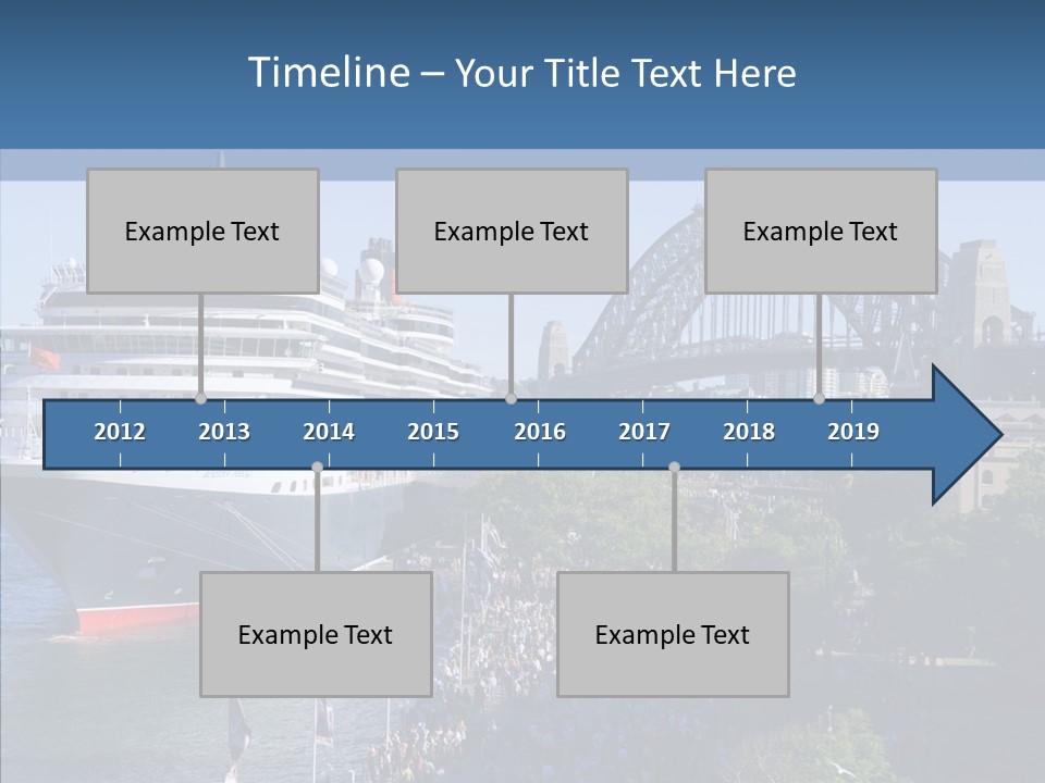 Cruise Bridge Journey PowerPoint Template