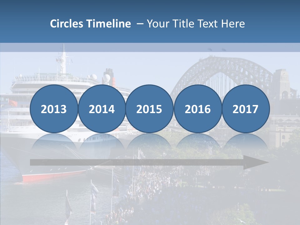 Cruise Bridge Journey PowerPoint Template