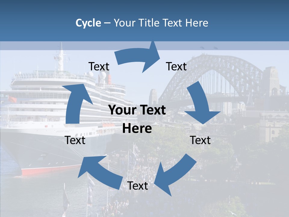Cruise Bridge Journey PowerPoint Template