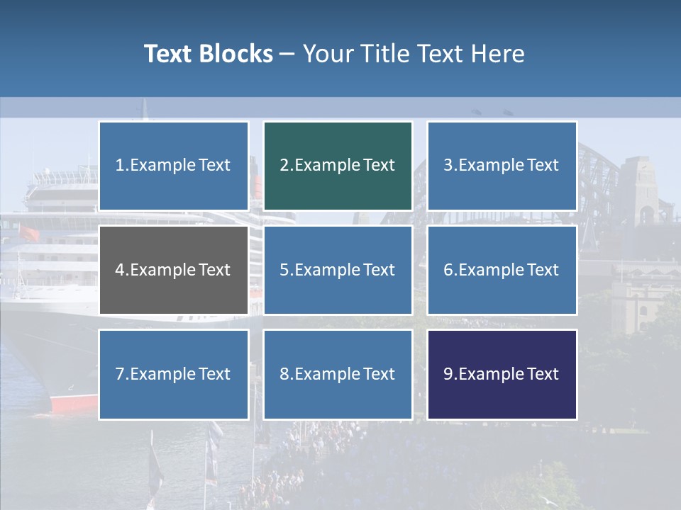 Cruise Bridge Journey PowerPoint Template