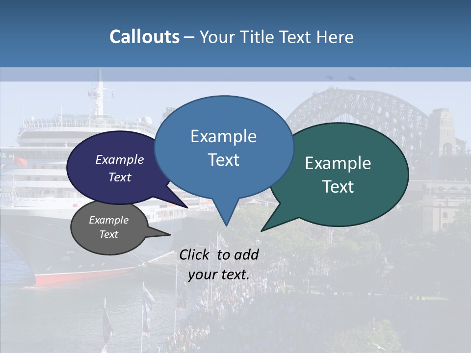 Cruise Bridge Journey PowerPoint Template