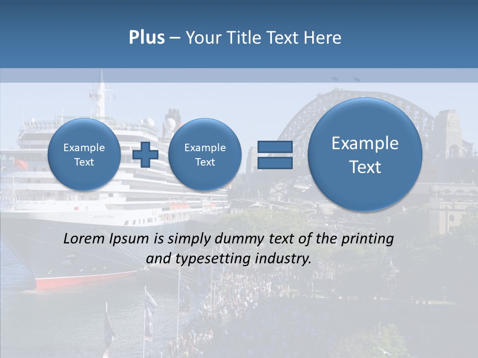 Cruise Bridge Journey PowerPoint Template