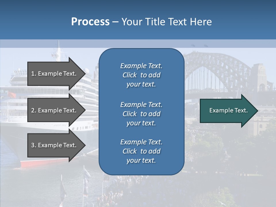 Cruise Bridge Journey PowerPoint Template