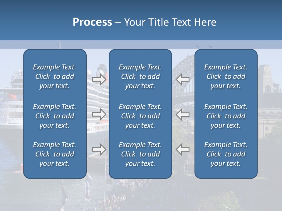 Cruise Bridge Journey PowerPoint Template