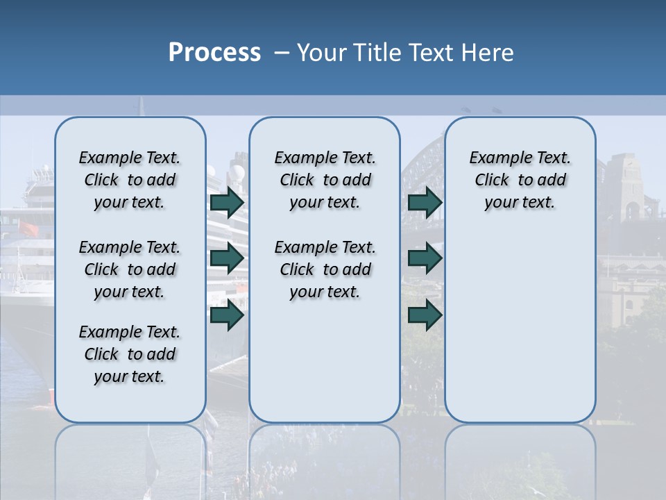 Cruise Bridge Journey PowerPoint Template