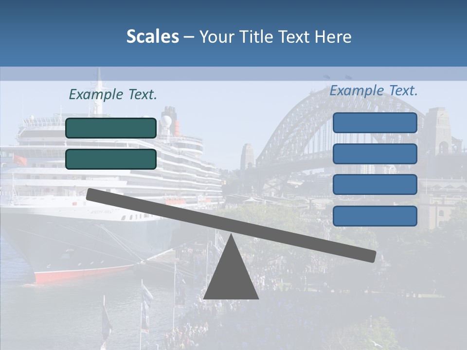 Cruise Bridge Journey PowerPoint Template