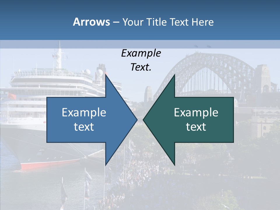 Cruise Bridge Journey PowerPoint Template