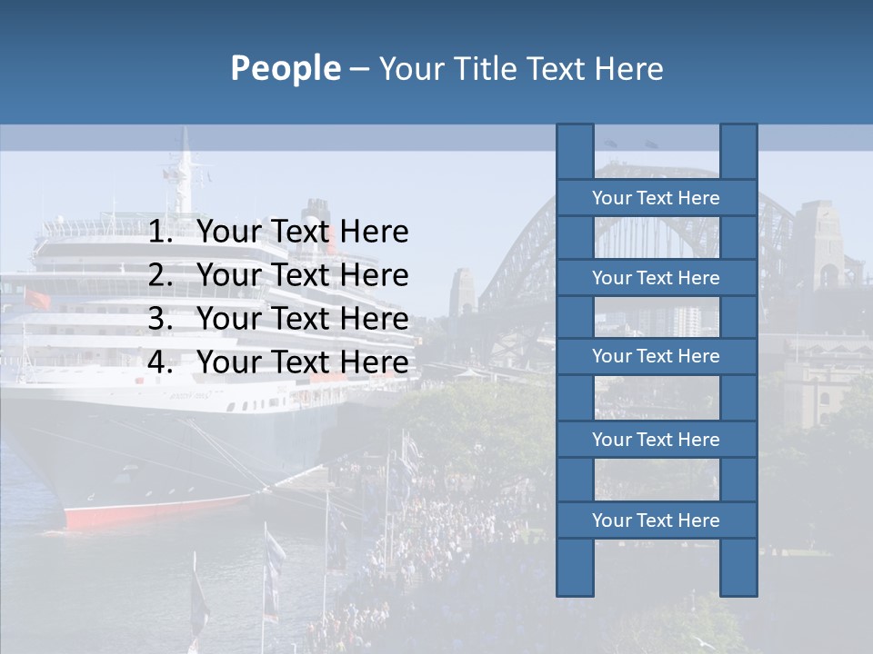 Cruise Bridge Journey PowerPoint Template