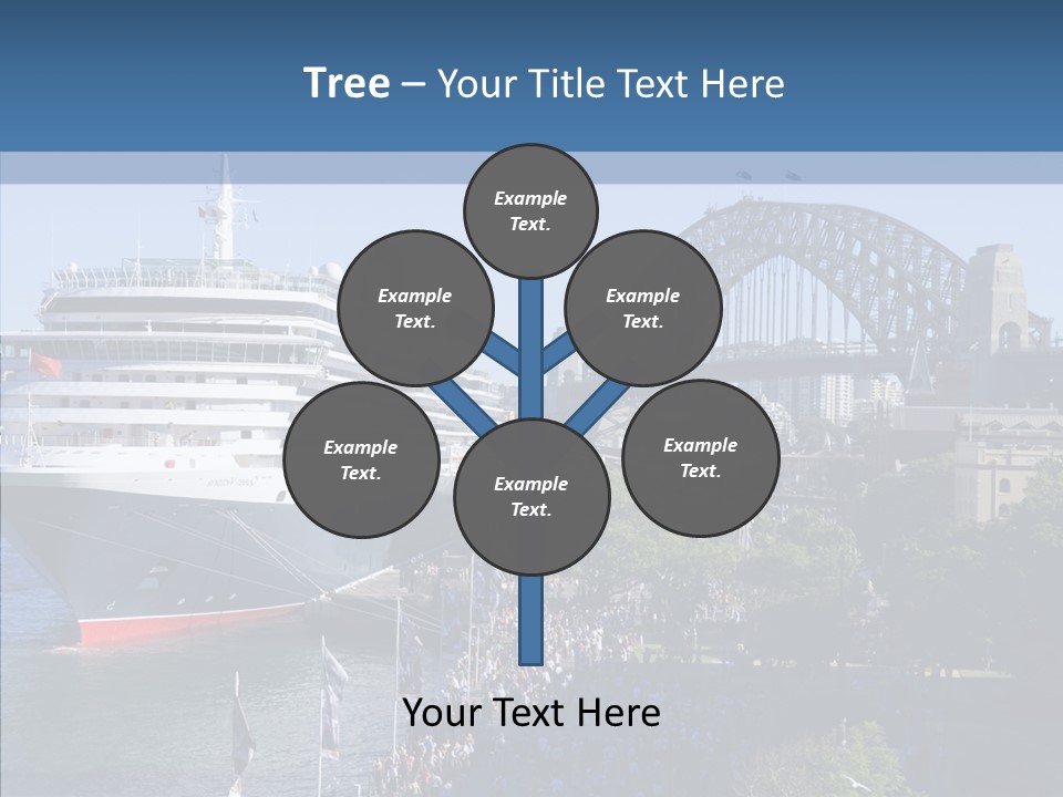 Cruise Bridge Journey PowerPoint Template