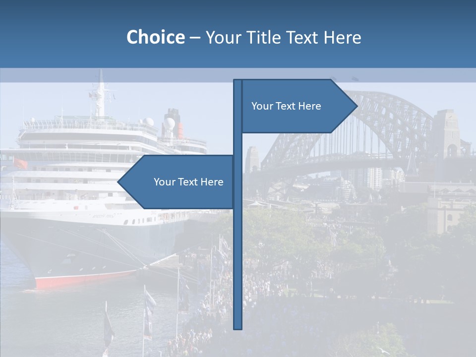 Cruise Bridge Journey PowerPoint Template