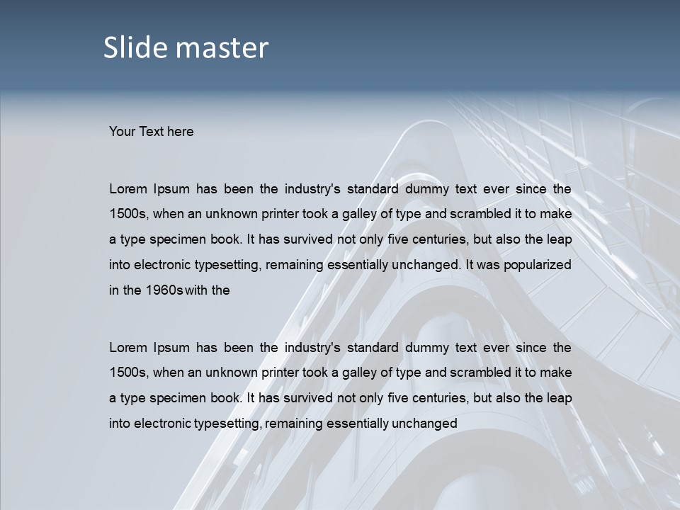 Travel Steel Futuristic PowerPoint Template